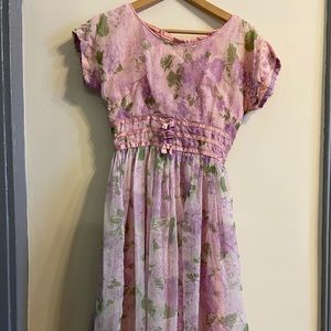 Vintage floral dress
